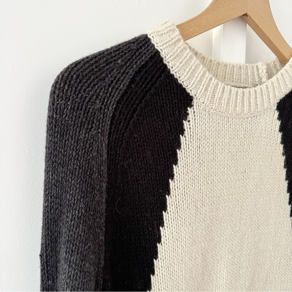 THEORY Primlee Aria alpaca cream knit sweater - Picture 4 of 7